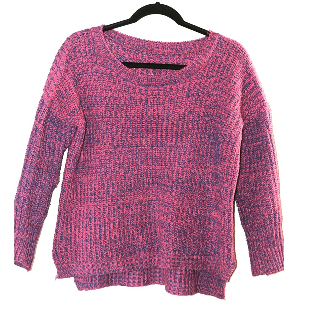 Purple long sleeve sweater